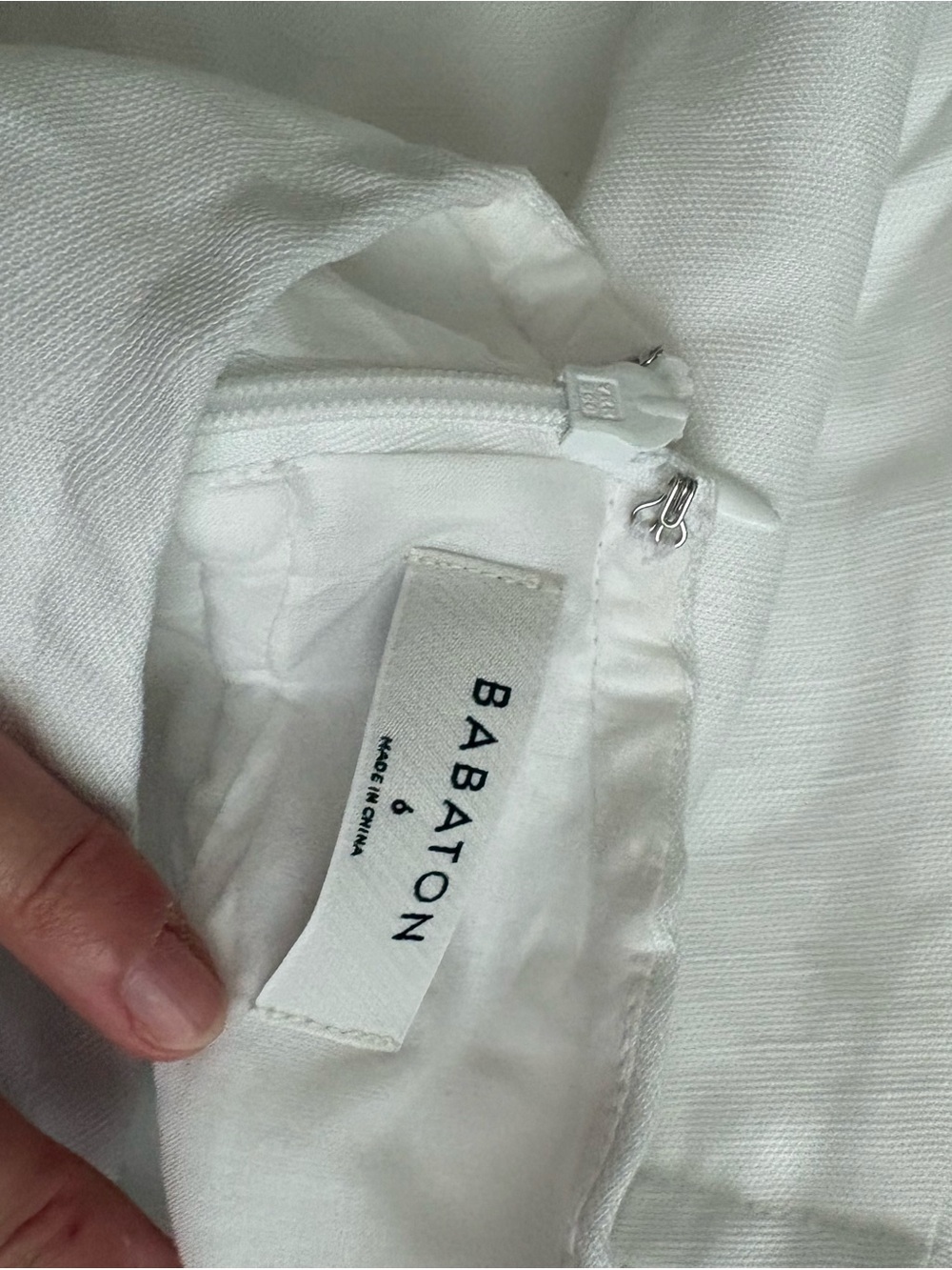 Babaton White Strapless Halter V-Neck Dress - Picture 6 of 8